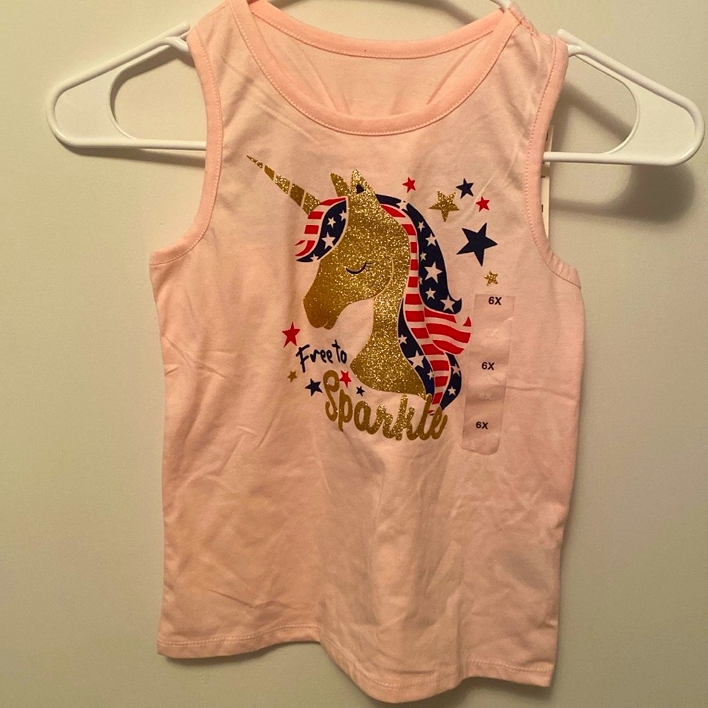 Free to Sparkle Pink Tank Top